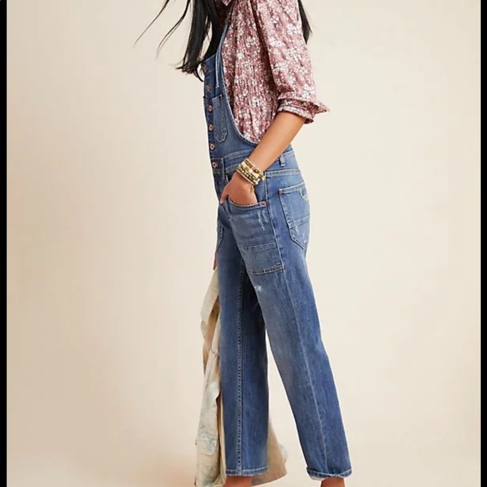 Anthropologie Blue Denim Women’s Overalls